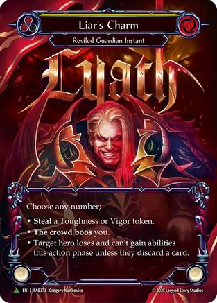 Liar's Charm - FAB373 (FAB373) - Flesh and Blood: Promo Cards Cold Foil