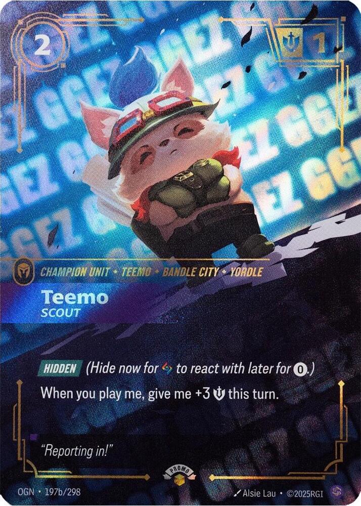 Teemo Scout GG EZ Promo Nexus Night 1