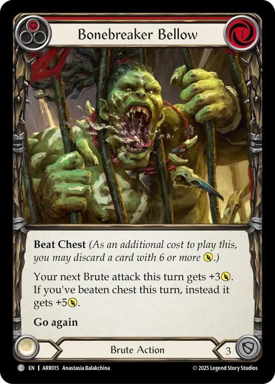 Bonebreaker Bellow (Red) Armory Deck