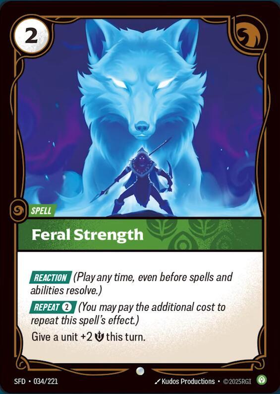 Feral Strength Rainbow Foil