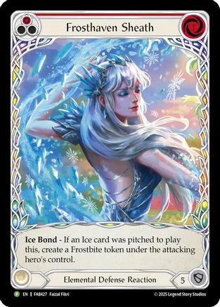 Frosthaven Sheath - FAB427 (FAB427) - Flesh and Blood: Promo Cards Rainbow Foil