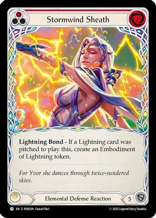 Stormwind Sheath (PEN209) - Compendium of Rathe Rainbow Foil