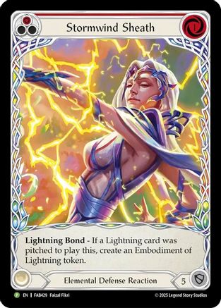Stormwind Sheath - FAB429 (FAB429) - Flesh and Blood: Promo Cards Rainbow Foil