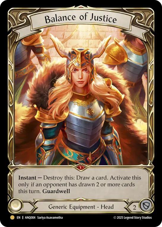 Balance of Justice Antiquity Rainbow Foil
