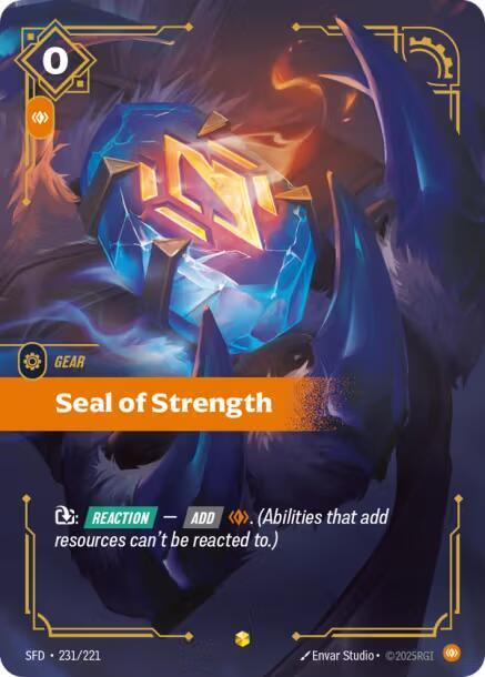 Seal of Strength Overnumbered