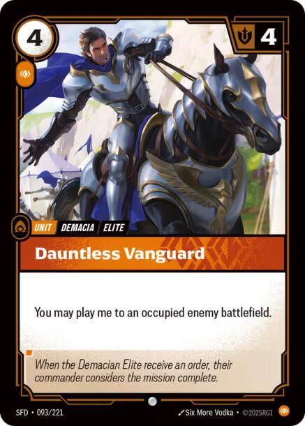 Dauntless Vanguard Rainbow Foil