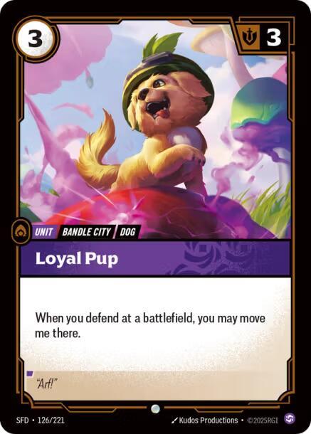 Loyal Pup Rainbow Foil