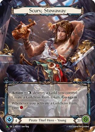 Scurv, Stowaway - HER143 (HER143) - Flesh and Blood: Promo Cards Cold Foil