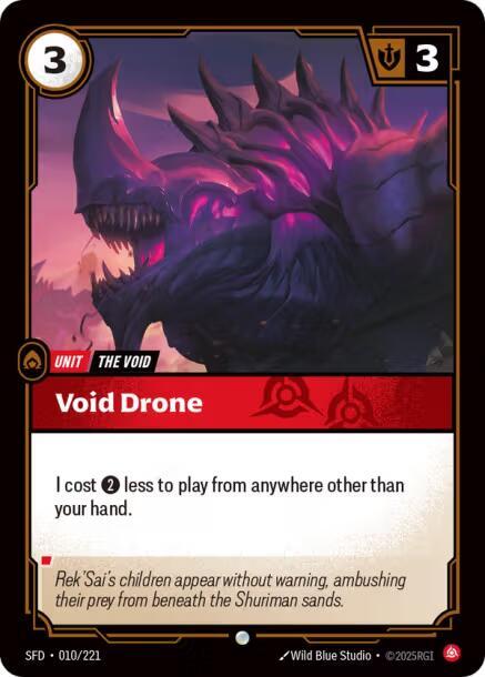 Void Drone Rainbow Foil