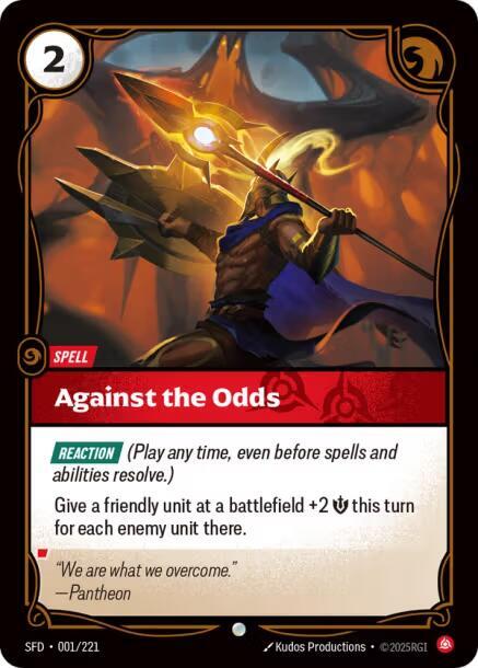 Against the Odds Rainbow Foil