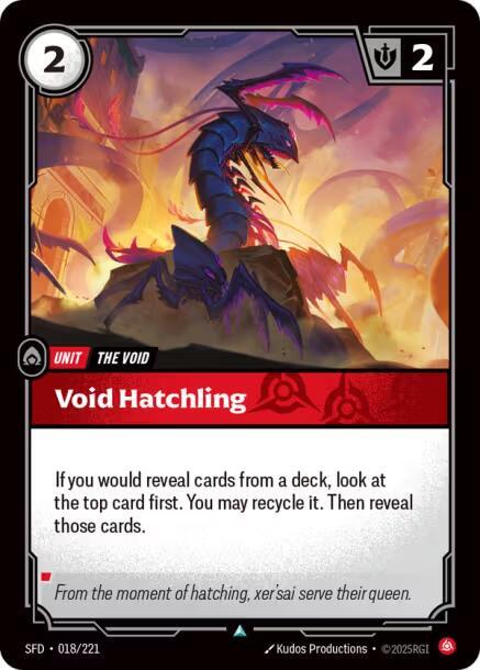 Void Hatchling Rainbow Foil