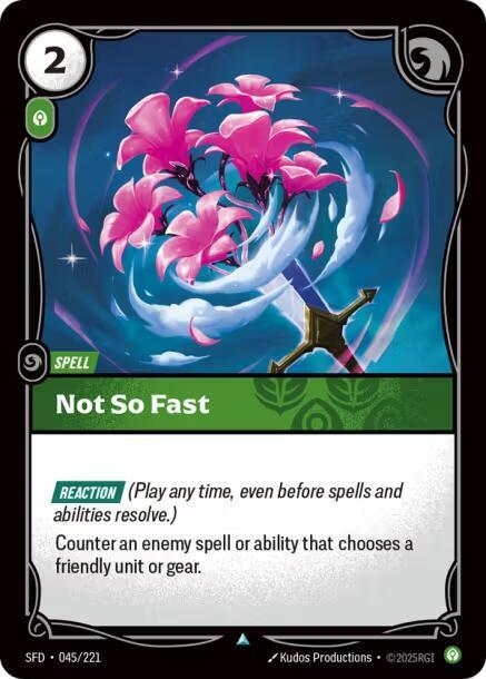 Not So Fast Rainbow Foil