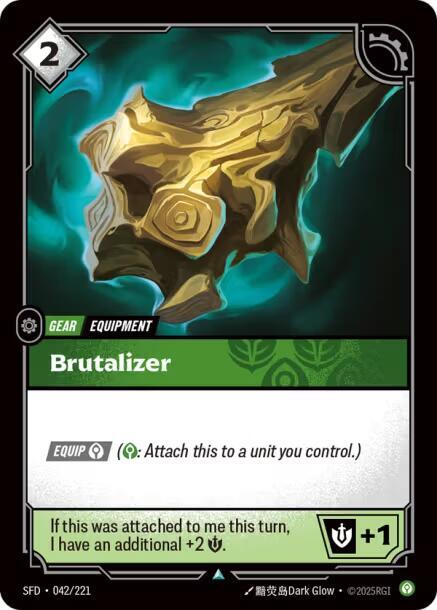 Brutalizer Rainbow Foil
