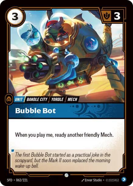 Bubble Bot Rainbow Foil