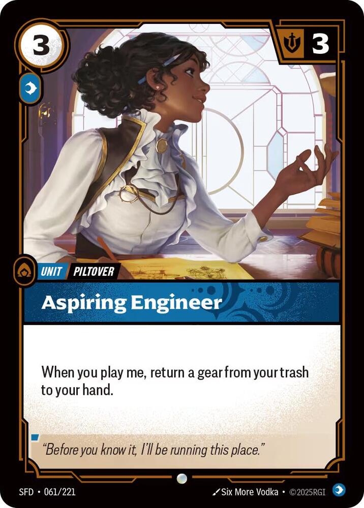 Aspiring Engineer Rainbow Foil