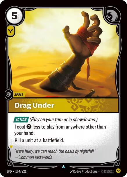 Drag Under Rainbow Foil
