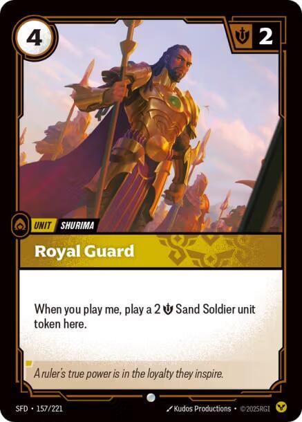 Royal Guard Rainbow Foil