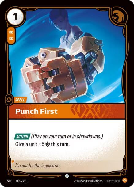 Punch First Rainbow Foil