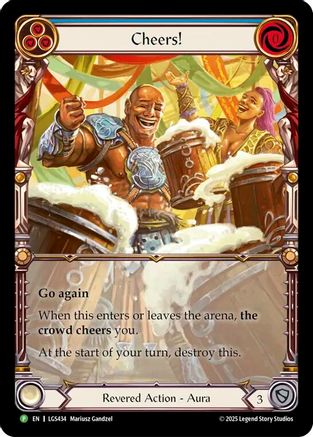 Cheers! - LGS434 (LGS434) - Flesh and Blood: Promo Cards Cold Foil