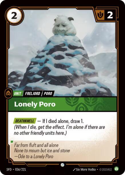 Lonely Poro Rainbow Foil