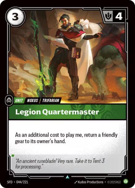 Legion Quartermaster Rainbow Foil