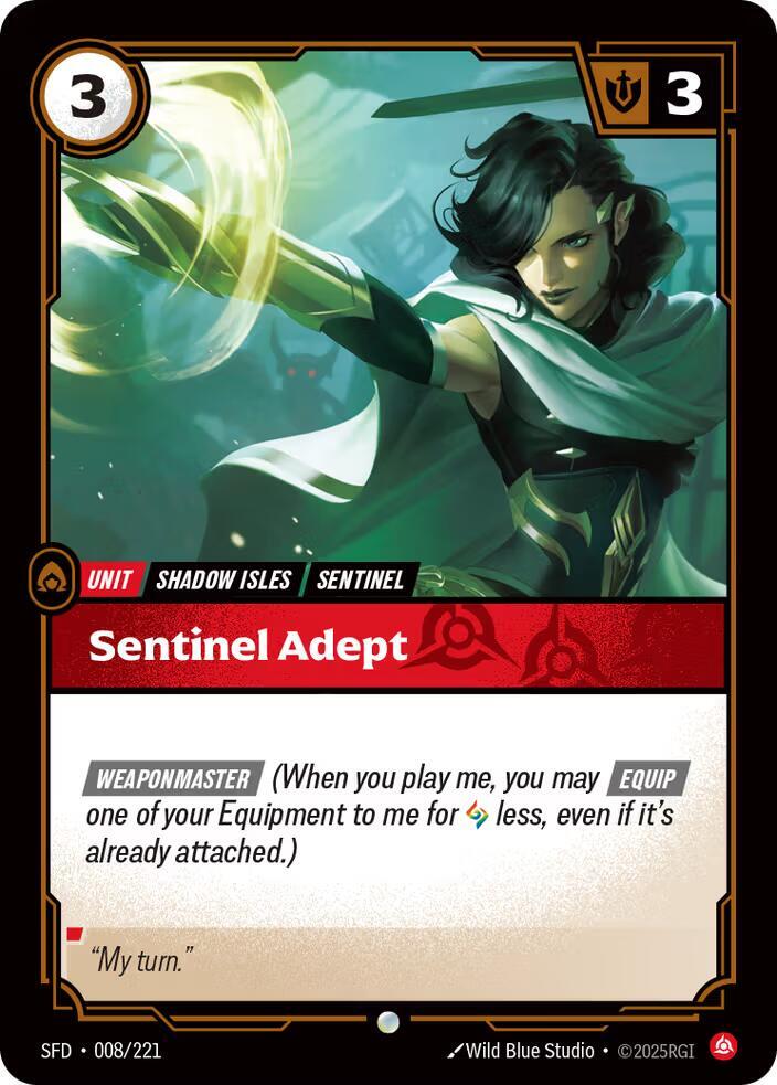 Sentinel Adept Rainbow Foil