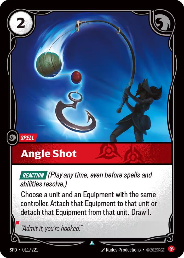 Angle Shot Rainbow Foil