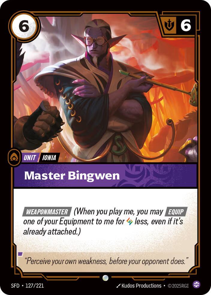 Master Bingwen Rainbow Foil