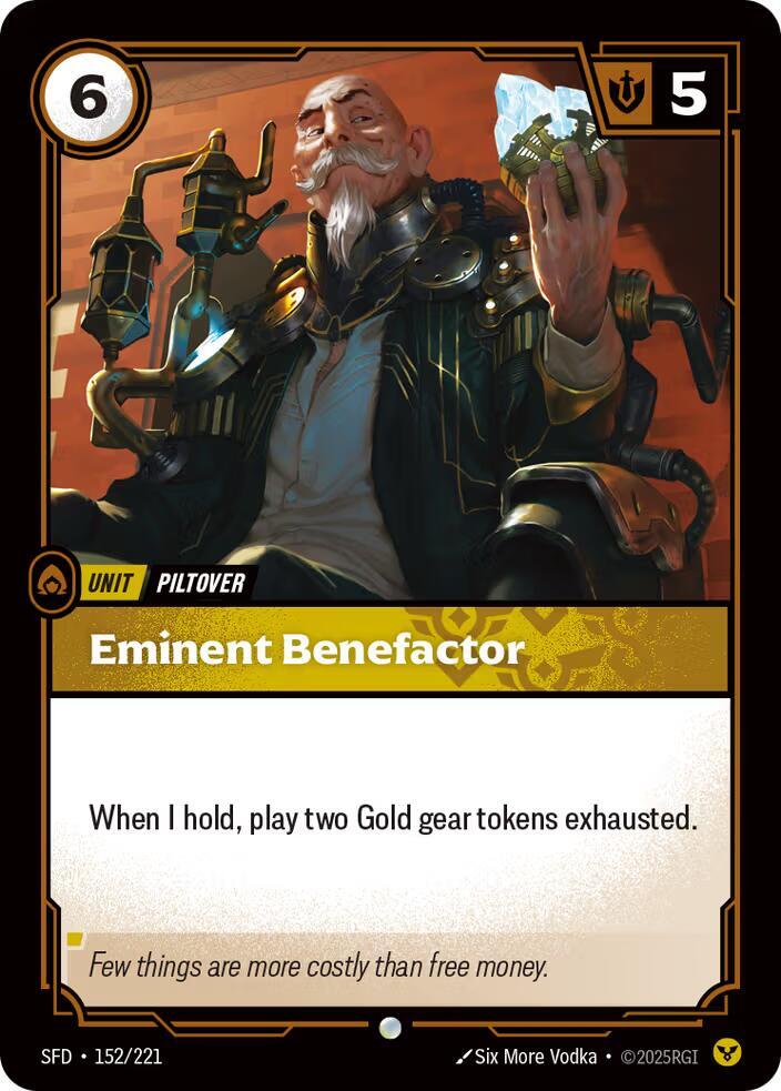 Eminent Benefactor Rainbow Foil