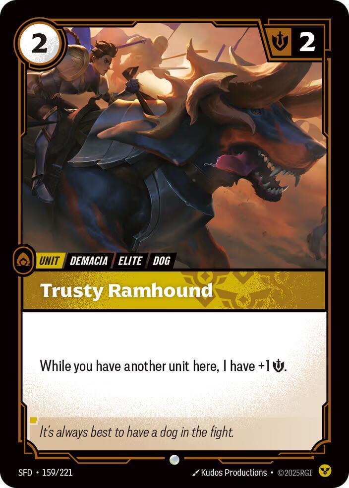 Trusty Ramhound Rainbow Foil