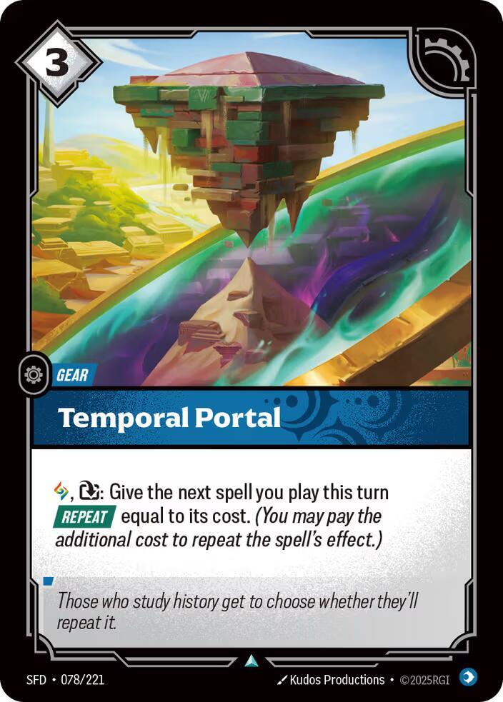 Temporal Portal Rainbow Foil