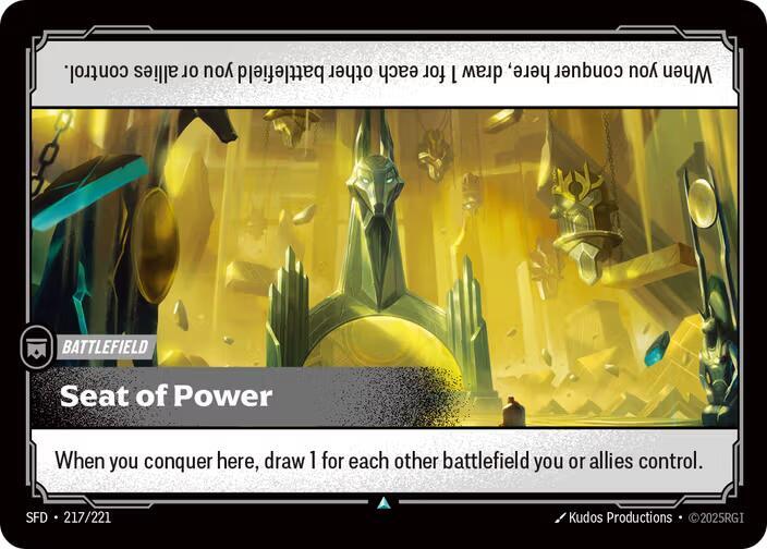 Seat of Power Rainbow Foil