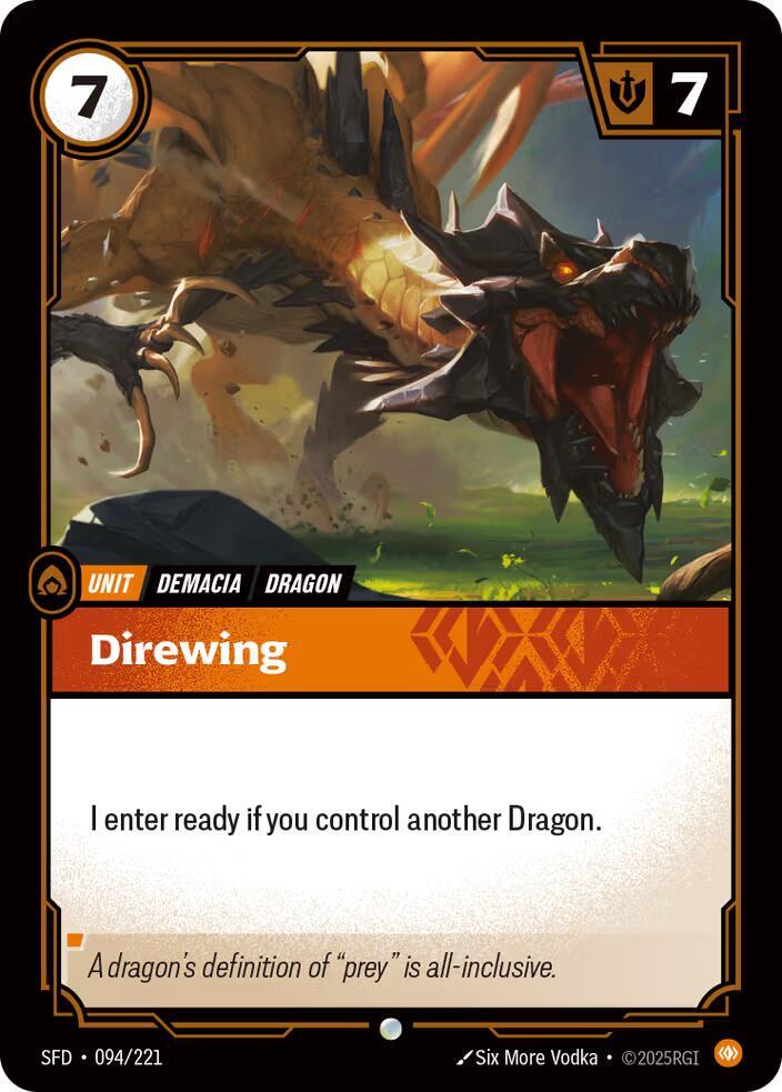 Direwing Rainbow Foil