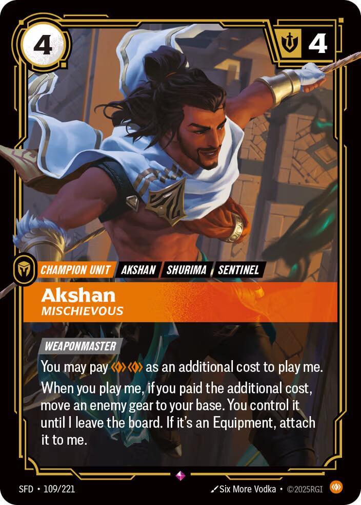 Akshan Mischievous