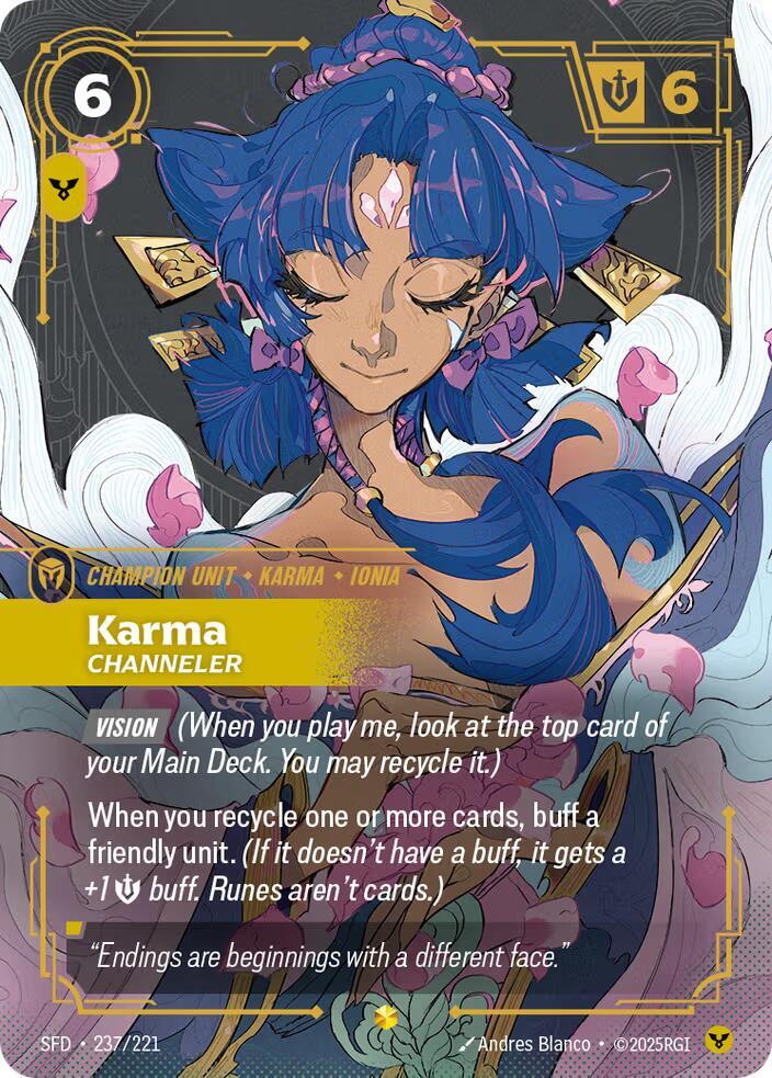 Karma Channeler Overnumbered