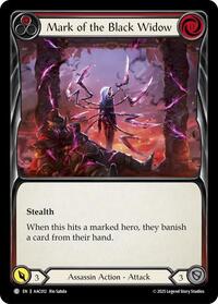 Mark of the Black Widow (Red) Armory Deck