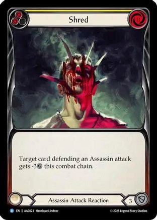 Shred (Yellow) (AAC023) - Armory Deck: Arakni