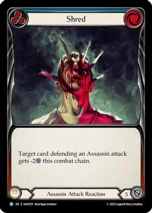 Shred (Blue) (AAC029) - Armory Deck: Arakni
