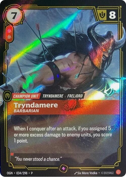 Tryndamere Barbarian Promo Nexus Night 1