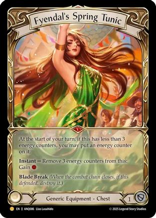 Fyendal's Spring Tunic (ANQ006) - Compendium of Rathe - Antiquity Pack Rainbow Foil