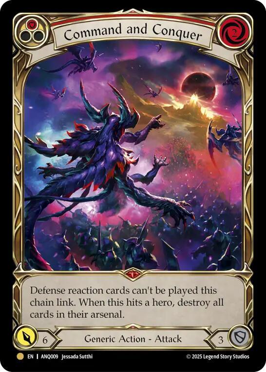 Command and Conquer Antiquity Rainbow Foil