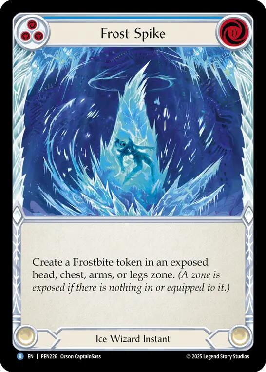 Frost Spike Rainbow Foil