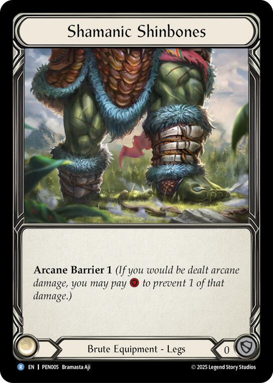 Shamanic Shinbones Cold Foil