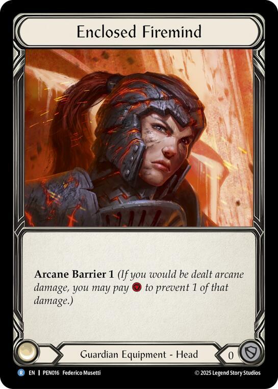 Enclosed Firemind Cold Foil