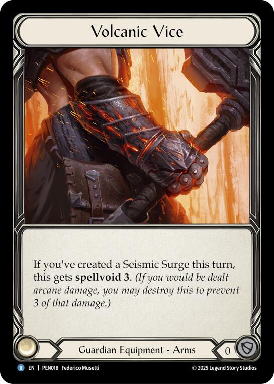 Volcanic Vice Cold Foil