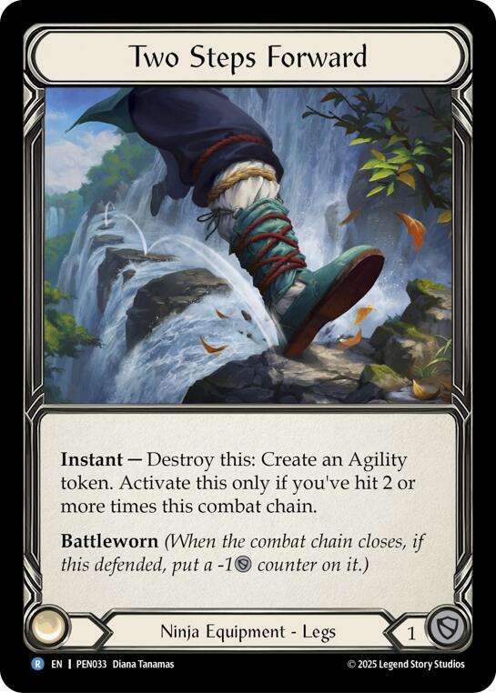 Two Steps Forward Cold Foil