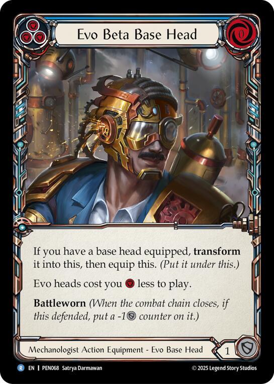 Evo Beta Base Head (Blue) Marvel