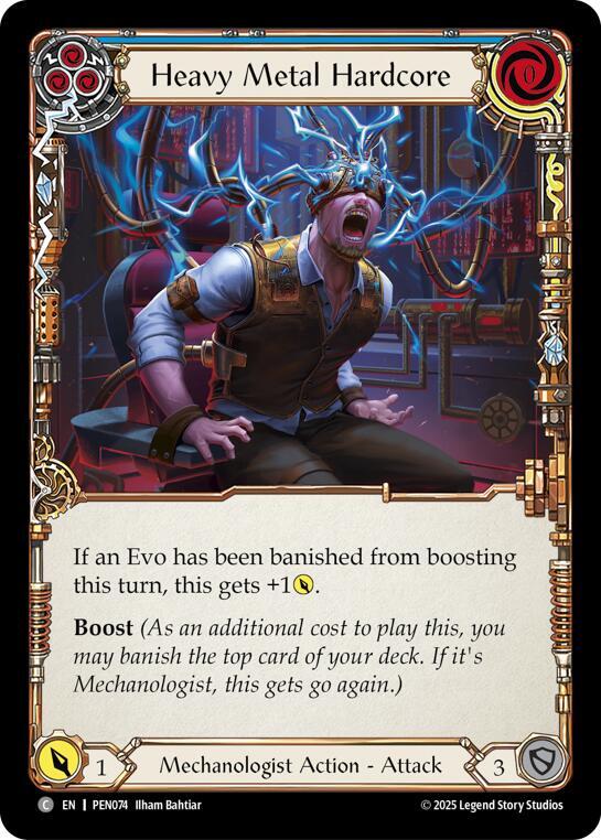 Heavy Metal Hardcore (Blue) Rainbow Foil