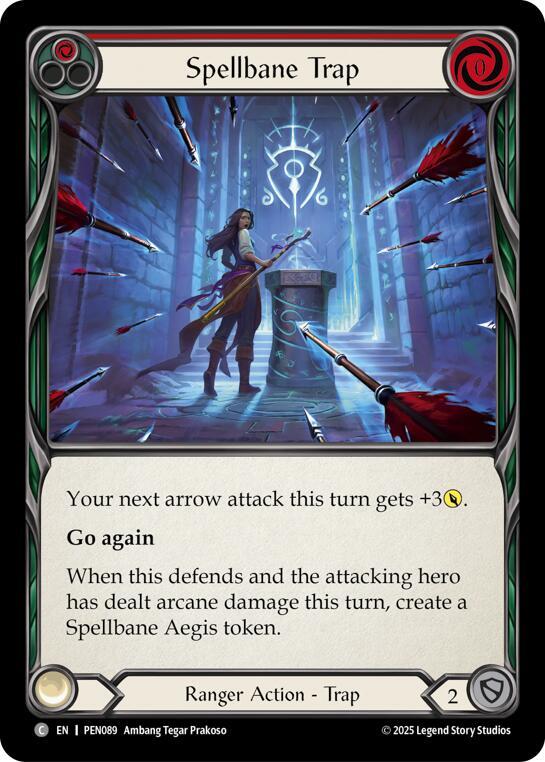 Spellbane Trap (Red) Rainbow Foil