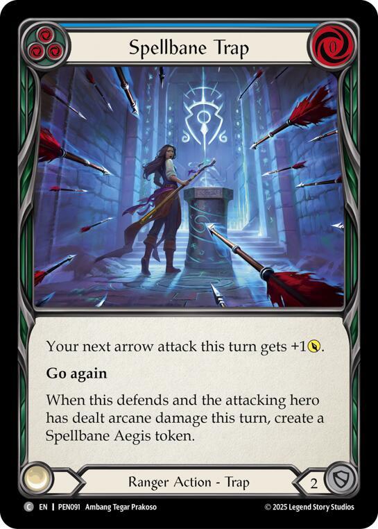 Spellbane Trap (Blue) Rainbow Foil